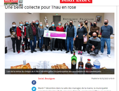 Une belle collecte pour Thau en rose (Midi Libre)