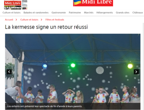 La kermesse signe un retour réussi (Midi Libre)