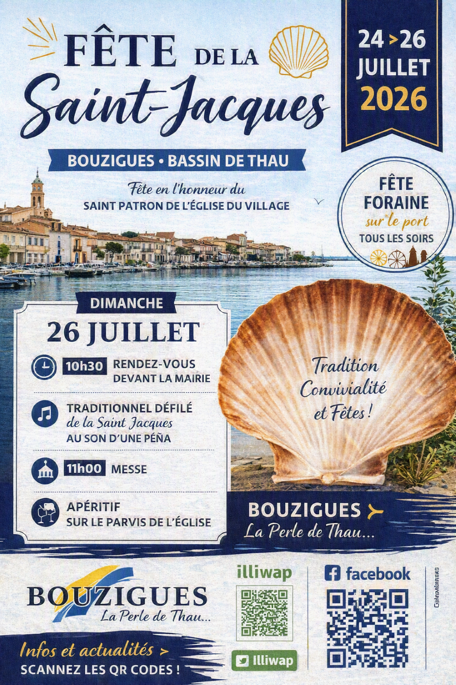 🇫🇷 FÊTE DE LA SAINT-JACQUES À BOUZIGUES 🎉