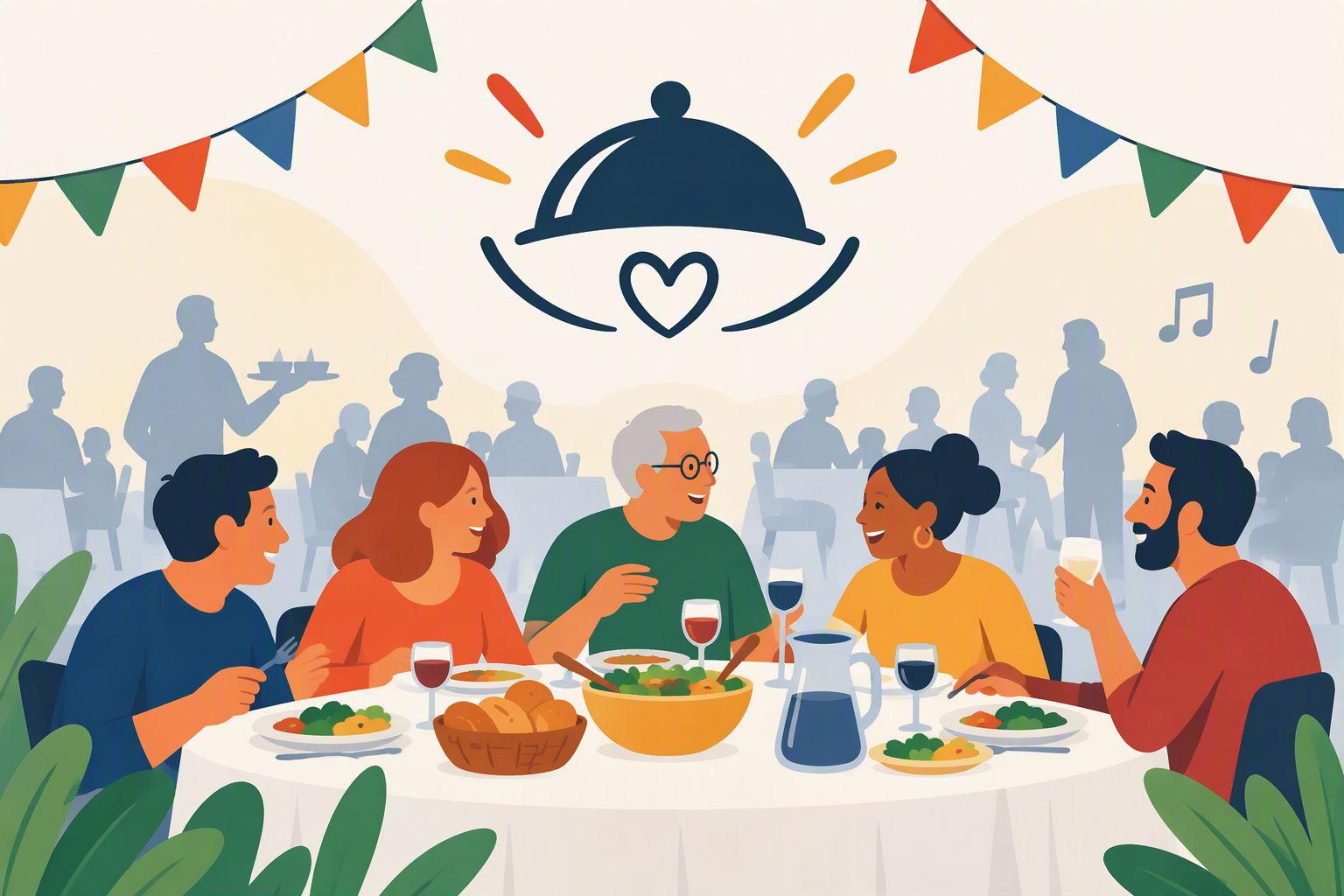 Repas convivial Union Nationale des Anciens Combattants
